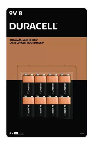 comprar Pilas Cuadradas 9v Duracell Alcalinas Pack De 8 Baterias