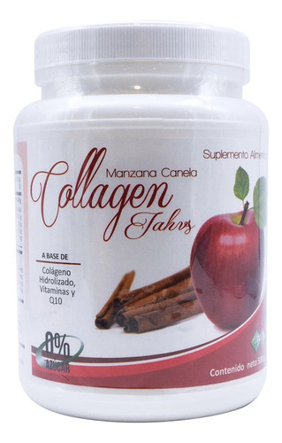 Colágeno Hidrolizado En Polvo Sabor Manzana Canela De 500 Gr Sabor Manzana/canela