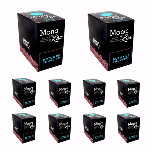 10 Retrô Cosméticos Xbtx Mona & Lisa Sachê 50g Caixa C/20un