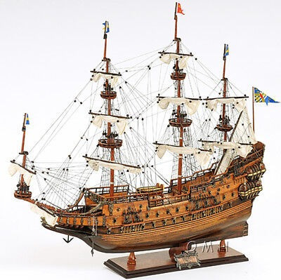 Vasa Swedish Wasa Wooden Tall Ship Model 29  Sailboat Bu Ccj