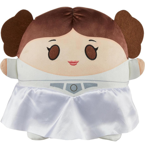 Muñeca De Peluche Cuutopia Mattel Star Wars Leia 25,4 Cm