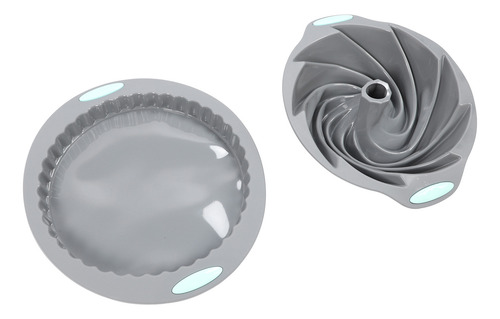 Molde Para Tartas Estriado De Silicona De Primera Calidad, V