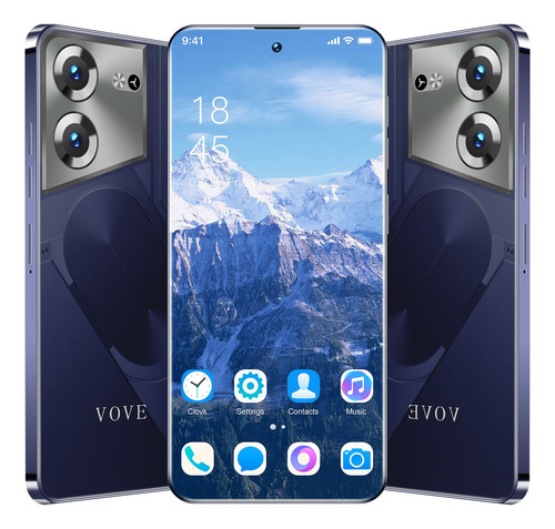 Dual Sim Vove Pova5 2025 El Más Popular Teléfono Celular 5g Es Súper Barato 6.74 Pulgadas Pantalla Desbloquea Android 13 Smartphone 16gb Ram 512gb Rom Azul