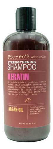Shampoo Fortalecedor Pierre S Apothecary Keratina 473 Ml