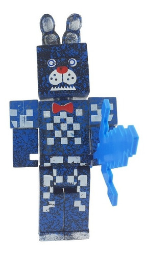 Figura Juguete Five Nights Freddy Bonnie Azul Minecraft 18cm