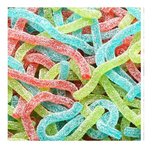 Gomitas En Tiras Agridulces Haribo Sour Easter Grass 113g Z!