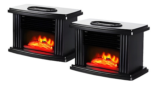 X2 Calefactor Baño Termoventilador Chimenea  Estufa Portatil