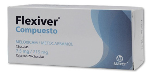 Flexiver Compuesto 20 Cápsulas 215/7.5mg