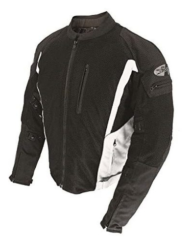 Motociclismo, Chaqueta Joe Rocket Analog Negro-blanco L