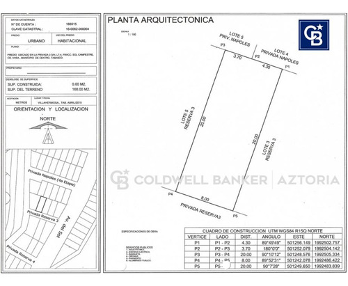 Terreno En Venta Lote 4 Reserva 3 Sol Campestre