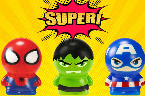 Bolas De Espuma Ja-ru Marvel Avengers & Spiderman Para Niños