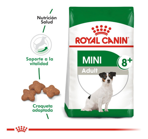 Royal Canin Mini Adulto 8+ X 1 Kg.