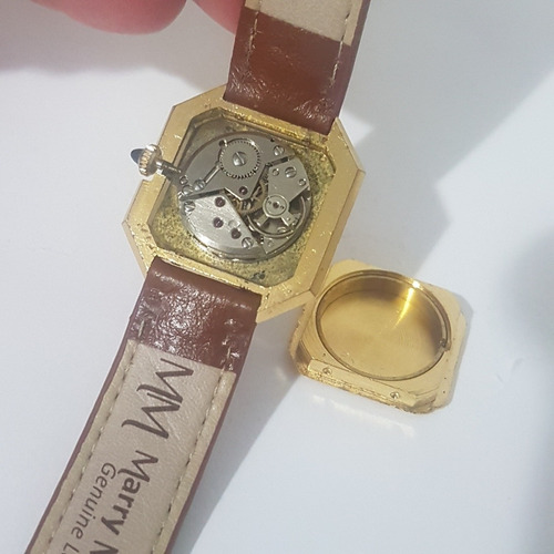 Relogio Cartier Acorda Antigo Do Vovo Todo Original Bonito