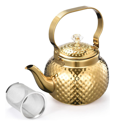 Tetera De Acero Inoxidable Con Infusor De 1,2 L, Tetera Con