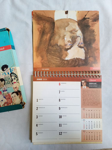 Almanaque Calendario Antiguo * Clarin 2004 Personajes Argent Personajes (Usado)