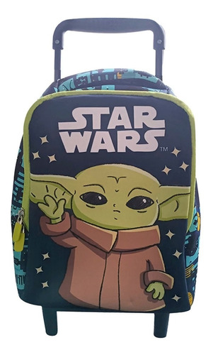 Mochila Baby Yoda 30cm -neopreno Con Carro .