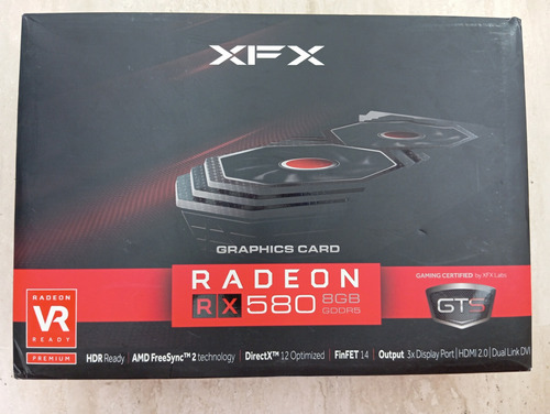 Tarjeta Grafica Video Xfx Rx580 8gb Gddr5 Gamer