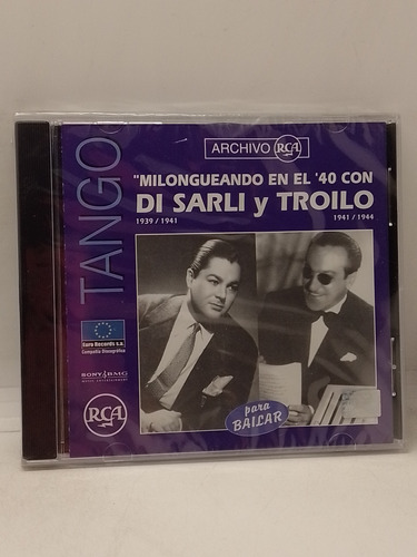 Di Sarli/ Troilo Milongueando En El 40 Con Cd Nuevo 