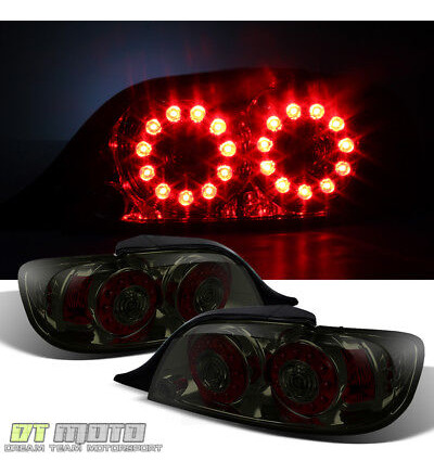 Smoke 2004-2008 Mazda Rx-8 Rx8 Led Tail Lights Rear Brak Yyk