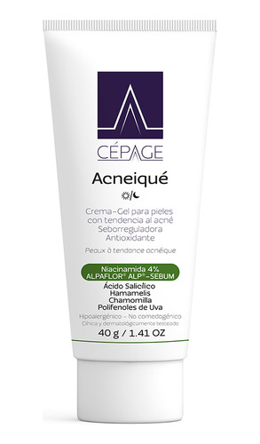 Cepage Crema-gel Acneique Antioxidante Pieles Acne X 40g