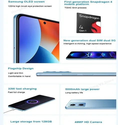 Xiaomi Redmi Note 12 5g 22111317g 6gb 128gb Dual Sim Duos