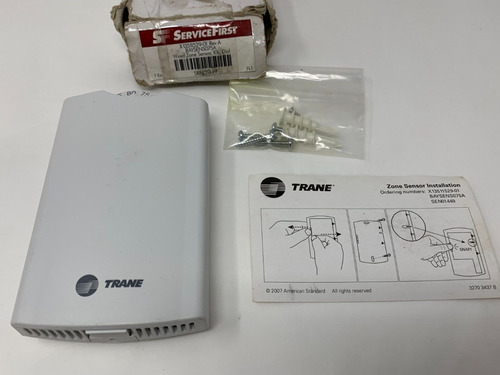 Trane Sen01449 Wired Zone Sensor W/fahrenheit Dial 10k X Cch