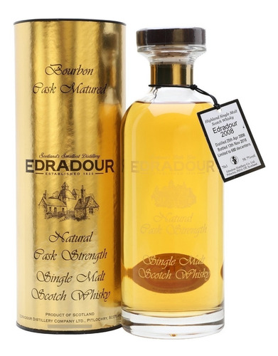 Edradour 2008 10 Años Natural Cask Strength. Todo Whisky