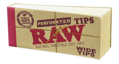 Imagen 1 de 4 de Filtros Carton Raw Perforated Wide Tips X50un Parafernalia