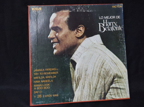 Harry Belafonte Lo Mejor 3xlps Vinilo,lp,acetato,vinyl