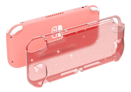 Nananino Estuche Transparente Con Purpurina Para Switch Lite