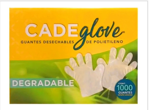 Guantes Polietileno 1,000 Piezas Desechables Nitrilo.