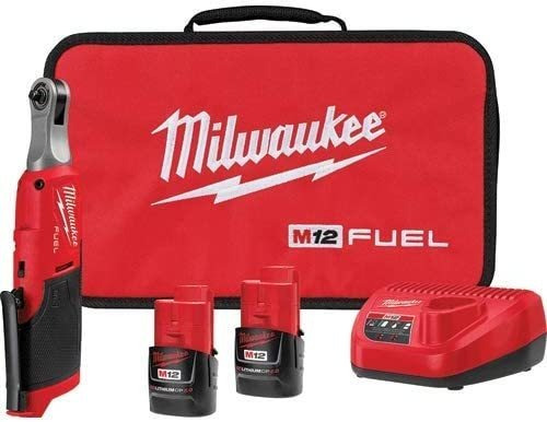 Milwauke E M12 Fuel - Kit De Trinquete Inalámbrico De Alta.