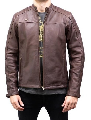 Campera De Cuero Café Racer Royal Enfield 