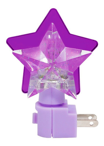 Luz De Noche Incandescente Sanelec Kids 4w Diseño Estrella