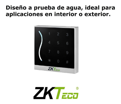 Imagen 4 de 9 de Control Acceso Tarjetas Mifare Codigo Proid30 Bm Zkteco
