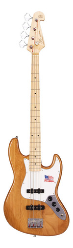 Bajo Electrico Sx Alder Jbass Natural Color Marrón