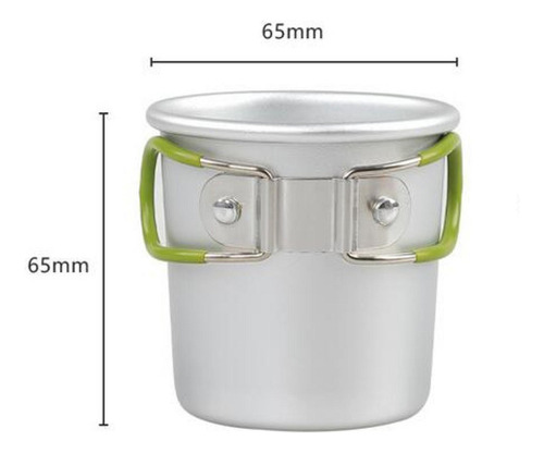 Jja Taza Para Acampar Al Aire Libre, Taza Plegable