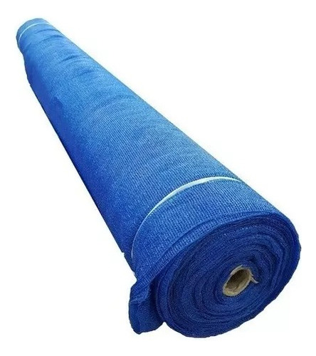 Tejido Media Sombra Azul 4,20mt Ancho X 5mts 80% 