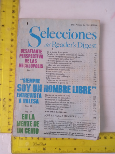 Revista Selecciones No 522 Mayo 1984