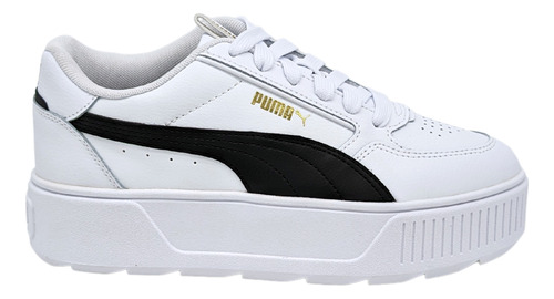 Tenis Puma Karmen Rebelle Jr Blanco-negro 38842002 Juveniles