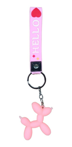 Llaveros De Goma Hello Perrito Con Pulsera