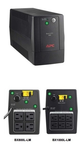 Ups Apc Bx800l-lm Back Up 800va 400 Watts