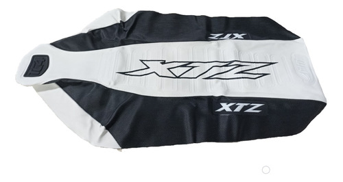 Funda Asiento Tc4 Yamaha Xtz 125 Blanco/negro Estampado Xtz