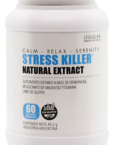 Leguilab X3 Stress Killer Suplemento Con Magnesio Relax 60c