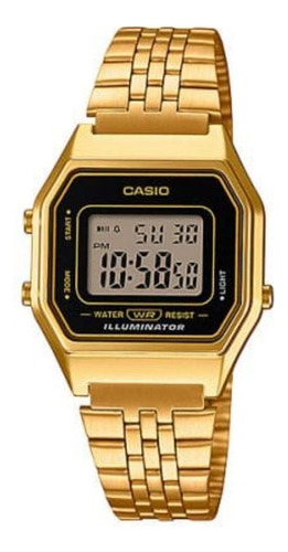 Relógio Casio Vintage La680wga-1 Digital Dourado