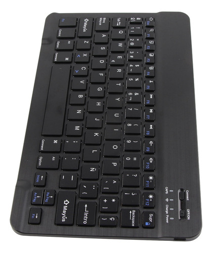 Teclado Inalambrico De Cobrable Para Silenciar De Bluetooth