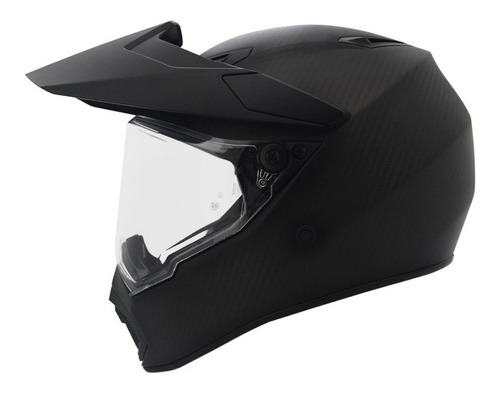 Casco Agv Ax-9 Multipropósito Carbon Solid Certificado