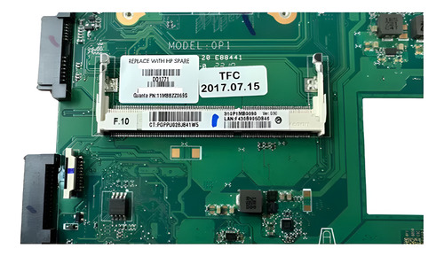 Mother Hp Notebook 240 G6 Intel Celeron N3060 925425-001 Verde Oscuro