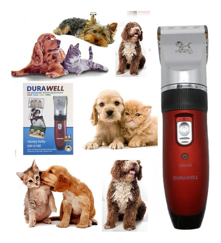 Imagem 4 de 5 de Maquininha Sem Fio Bivolt Para Tosa De Cães E Gatos 110~220v