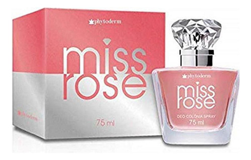 Desodorante Colônia Phytoderm Miss Rose 75ml